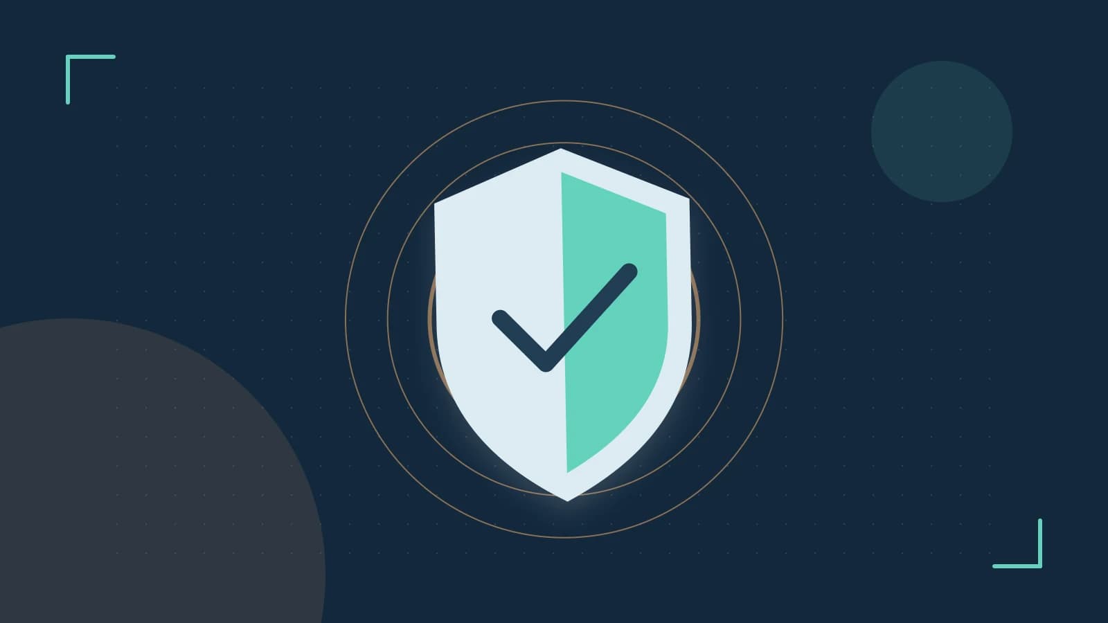 Editorial illustration of a sculpted shield, authentication key and concentric permission boundaries