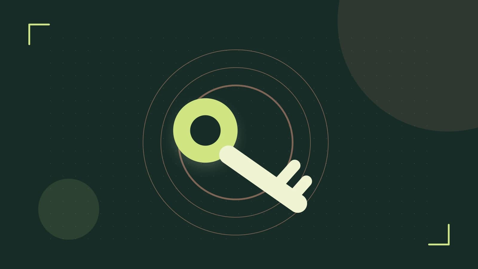 Editorial illustration of a sculpted shield, authentication key and concentric permission boundaries