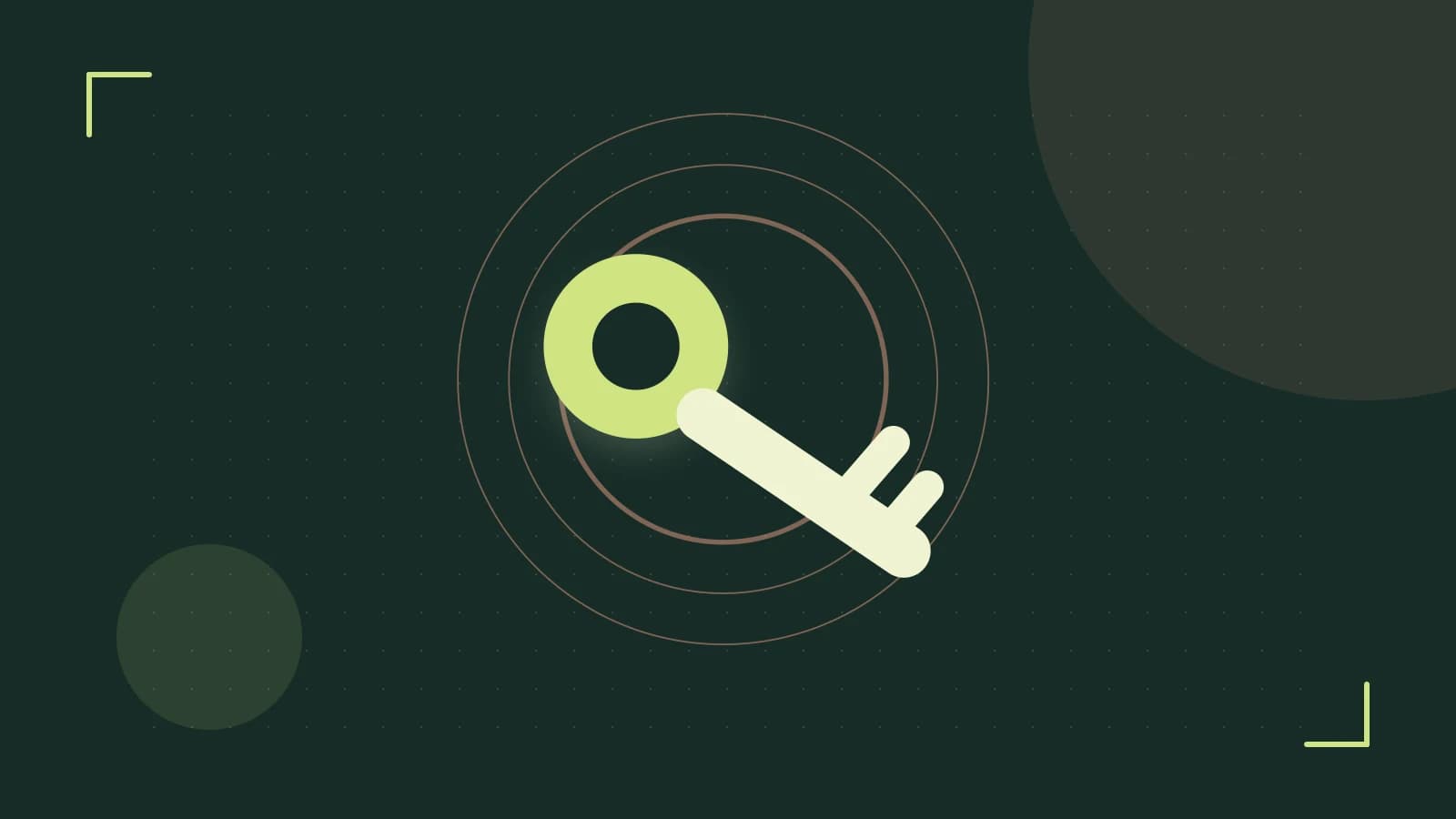 Editorial illustration of a sculpted shield, authentication key and concentric permission boundaries