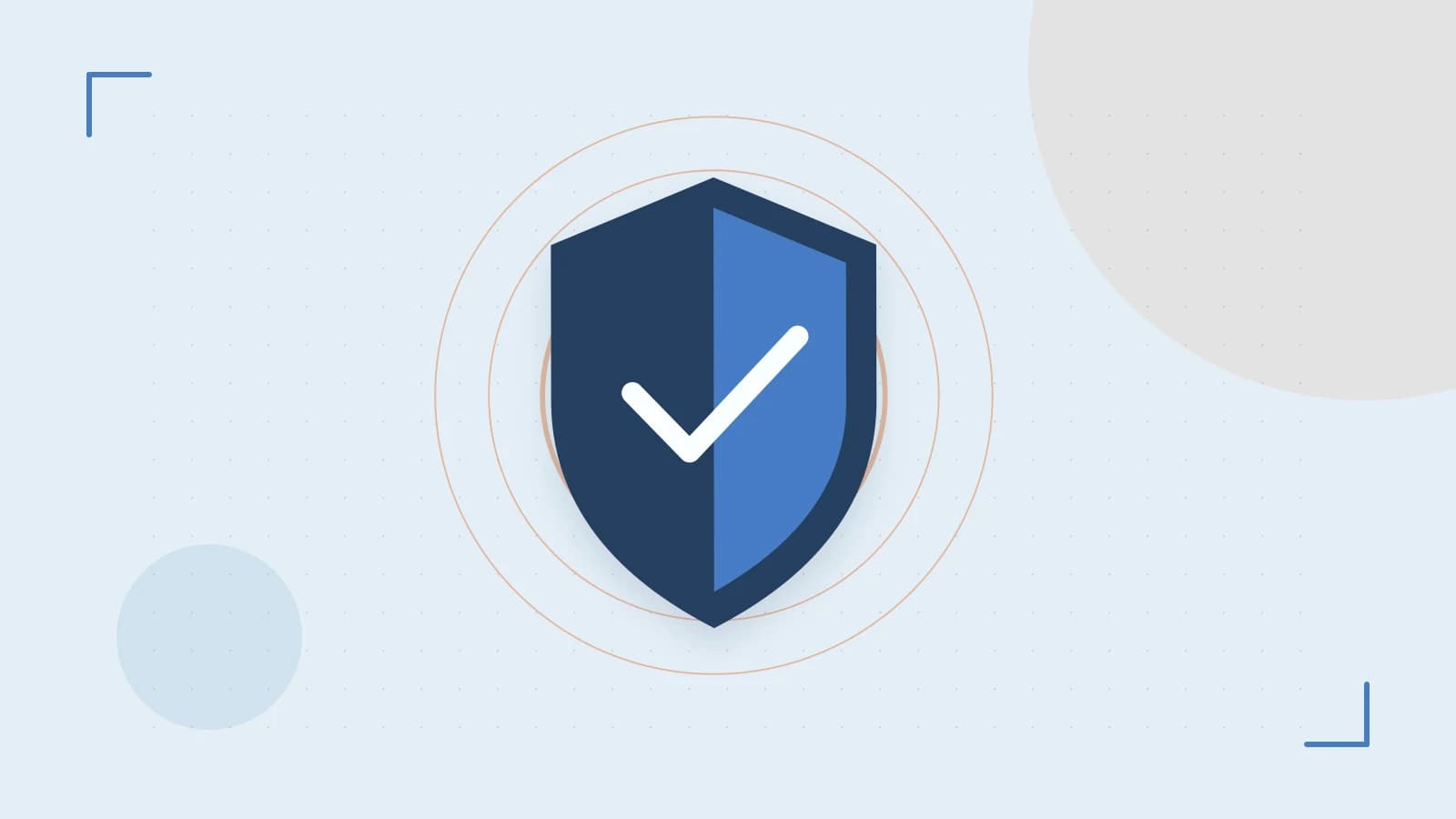 Editorial illustration of a sculpted shield, authentication key and concentric permission boundaries