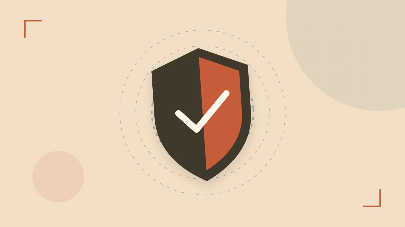 Editorial illustration of a sculpted shield, authentication key and concentric permission boundaries