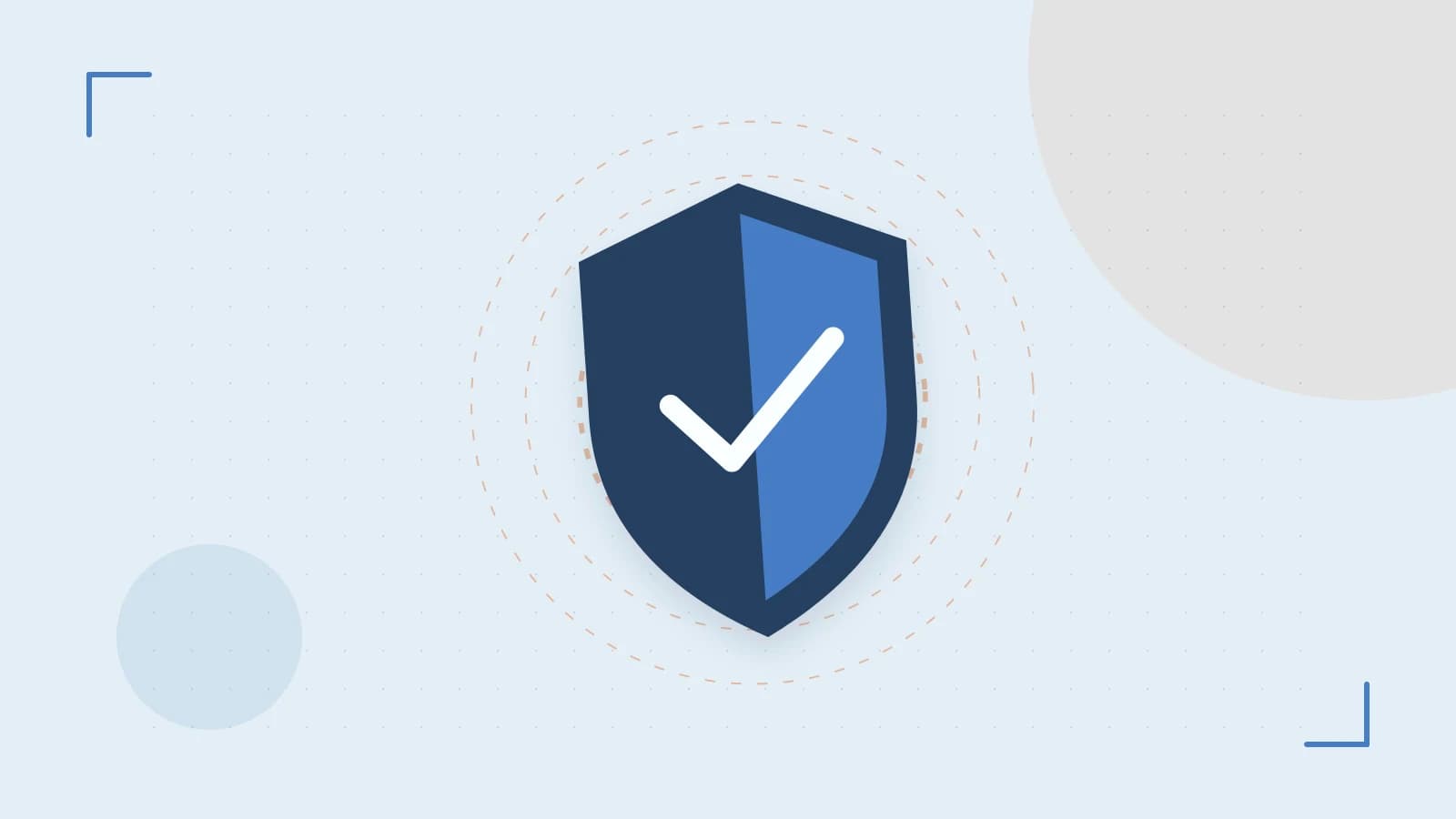 Editorial illustration of a sculpted shield, authentication key and concentric permission boundaries