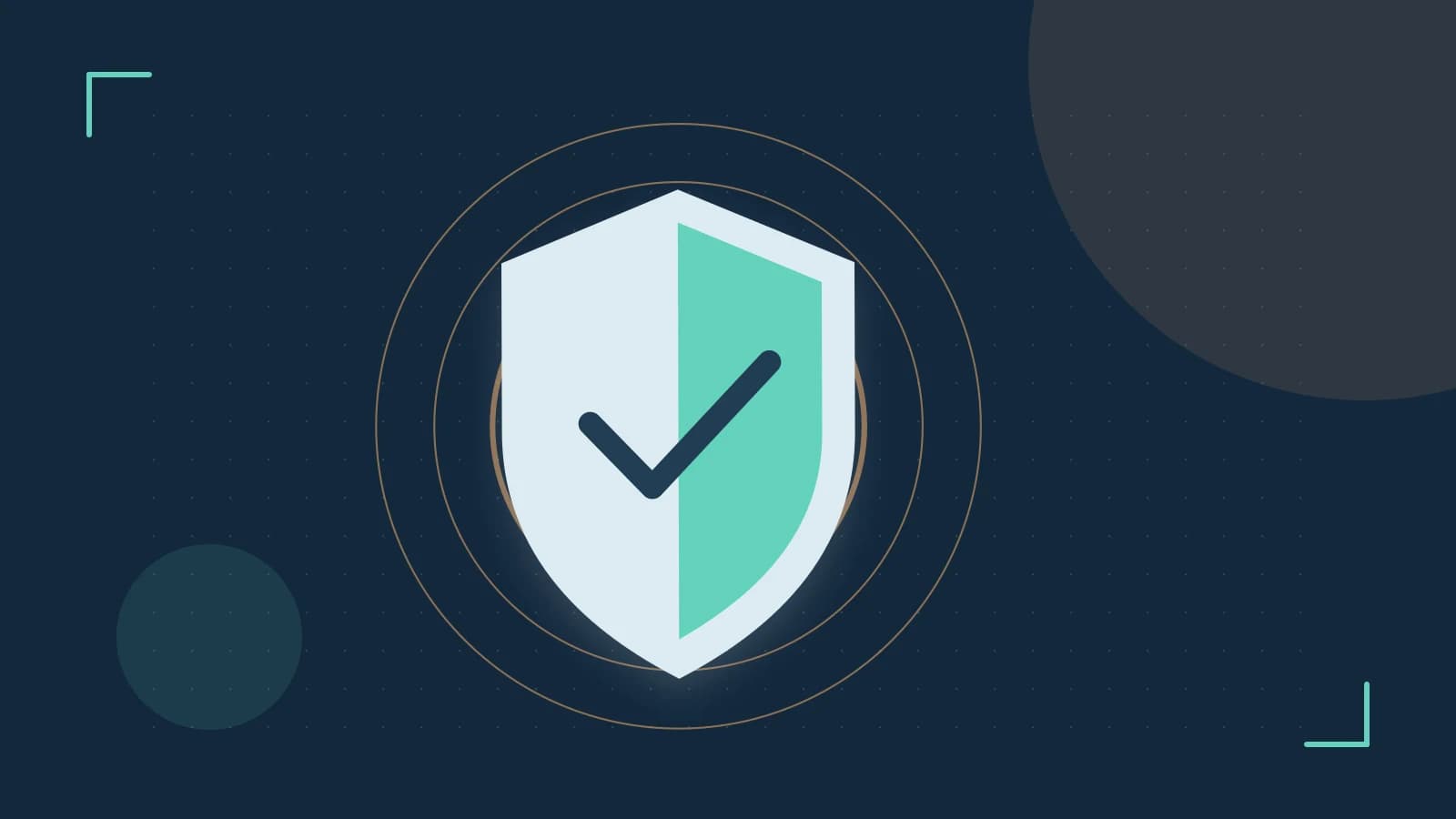 Editorial illustration of a sculpted shield, authentication key and concentric permission boundaries