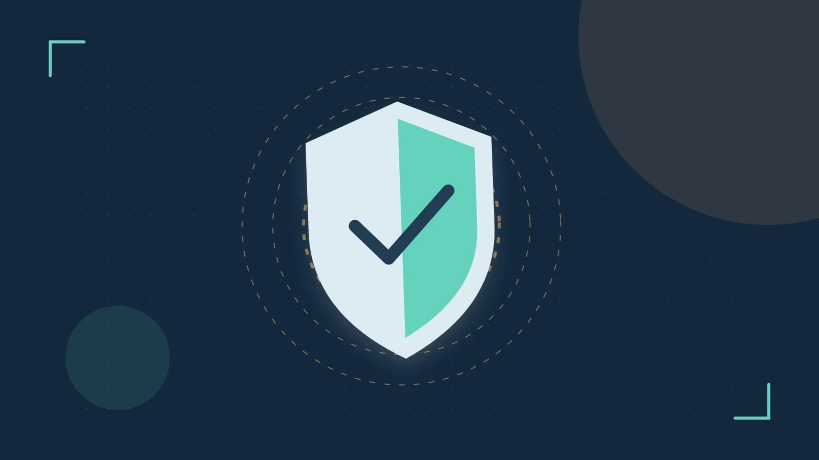 Editorial illustration of a sculpted shield, authentication key and concentric permission boundaries