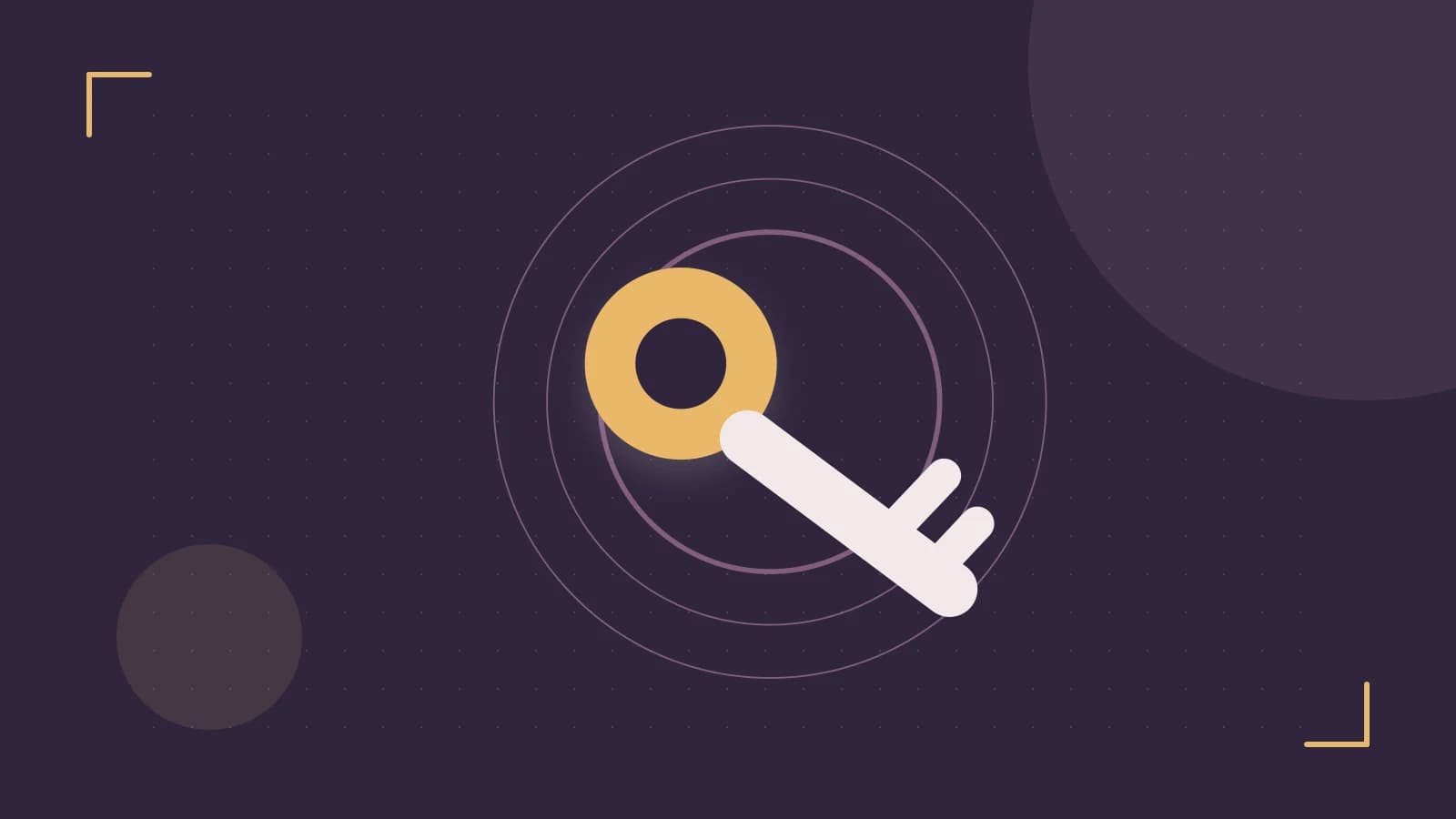 Editorial illustration of a sculpted shield, authentication key and concentric permission boundaries