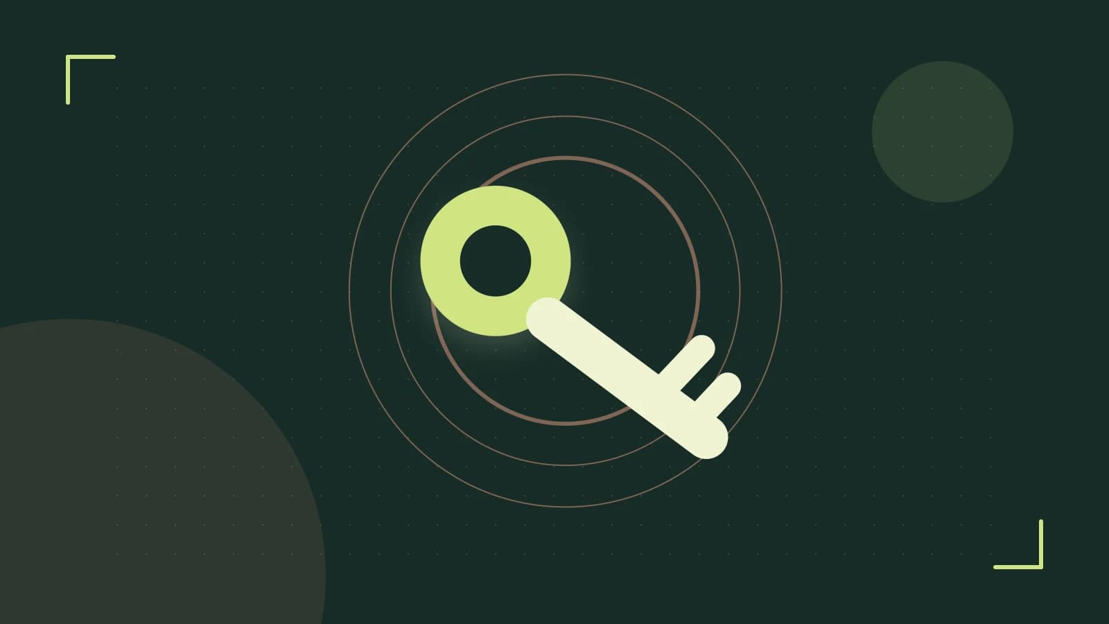 Editorial illustration of a sculpted shield, authentication key and concentric permission boundaries