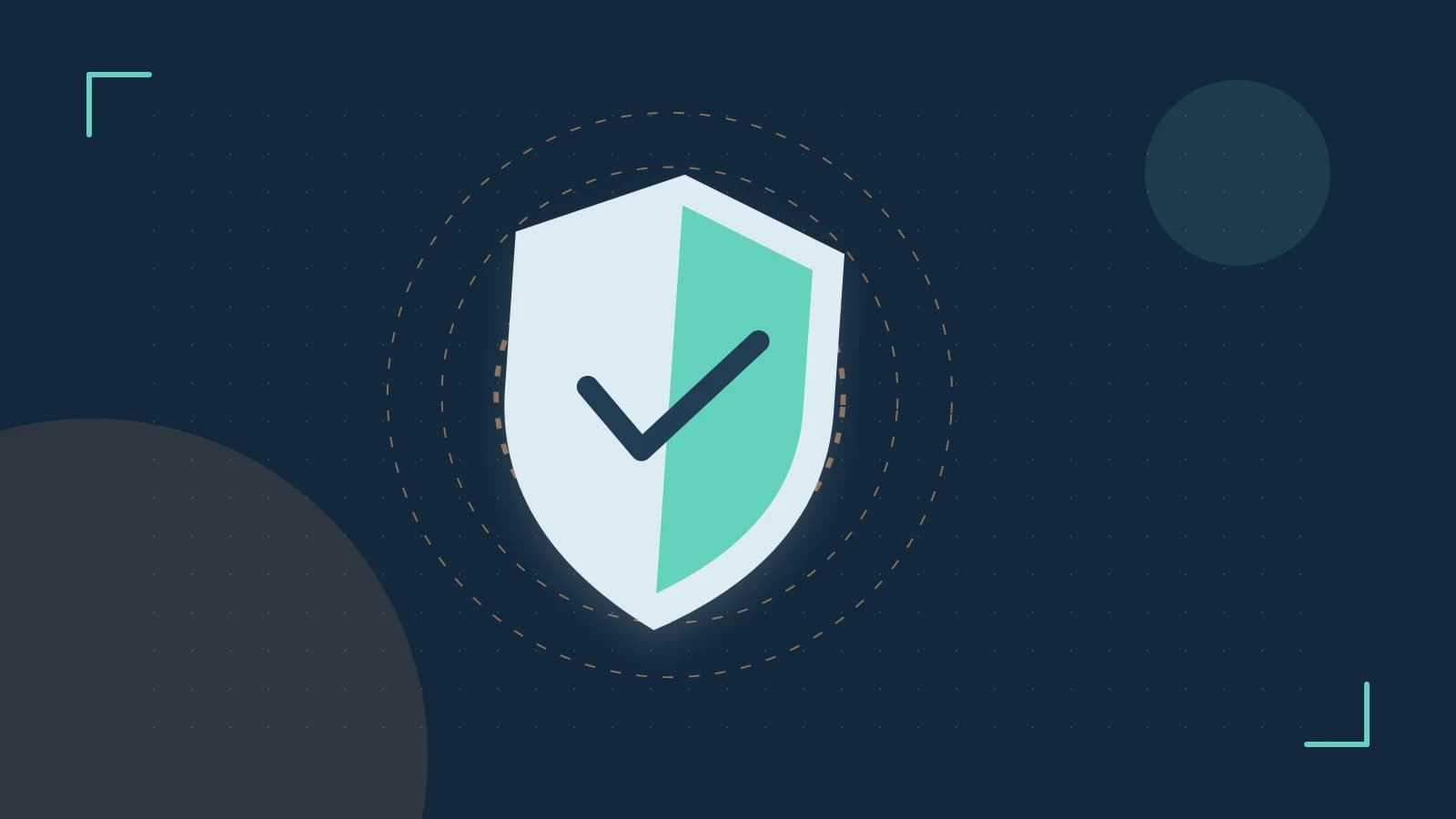 Editorial illustration of a sculpted shield, authentication key and concentric permission boundaries