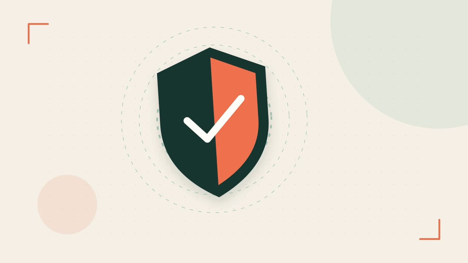 Editorial illustration of a sculpted shield, authentication key and concentric permission boundaries