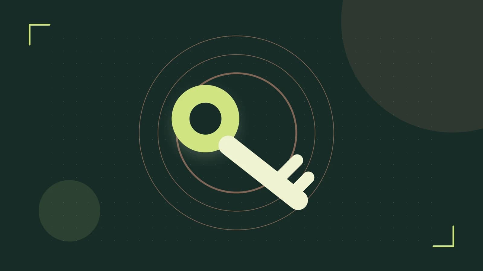 Editorial illustration of a sculpted shield, authentication key and concentric permission boundaries