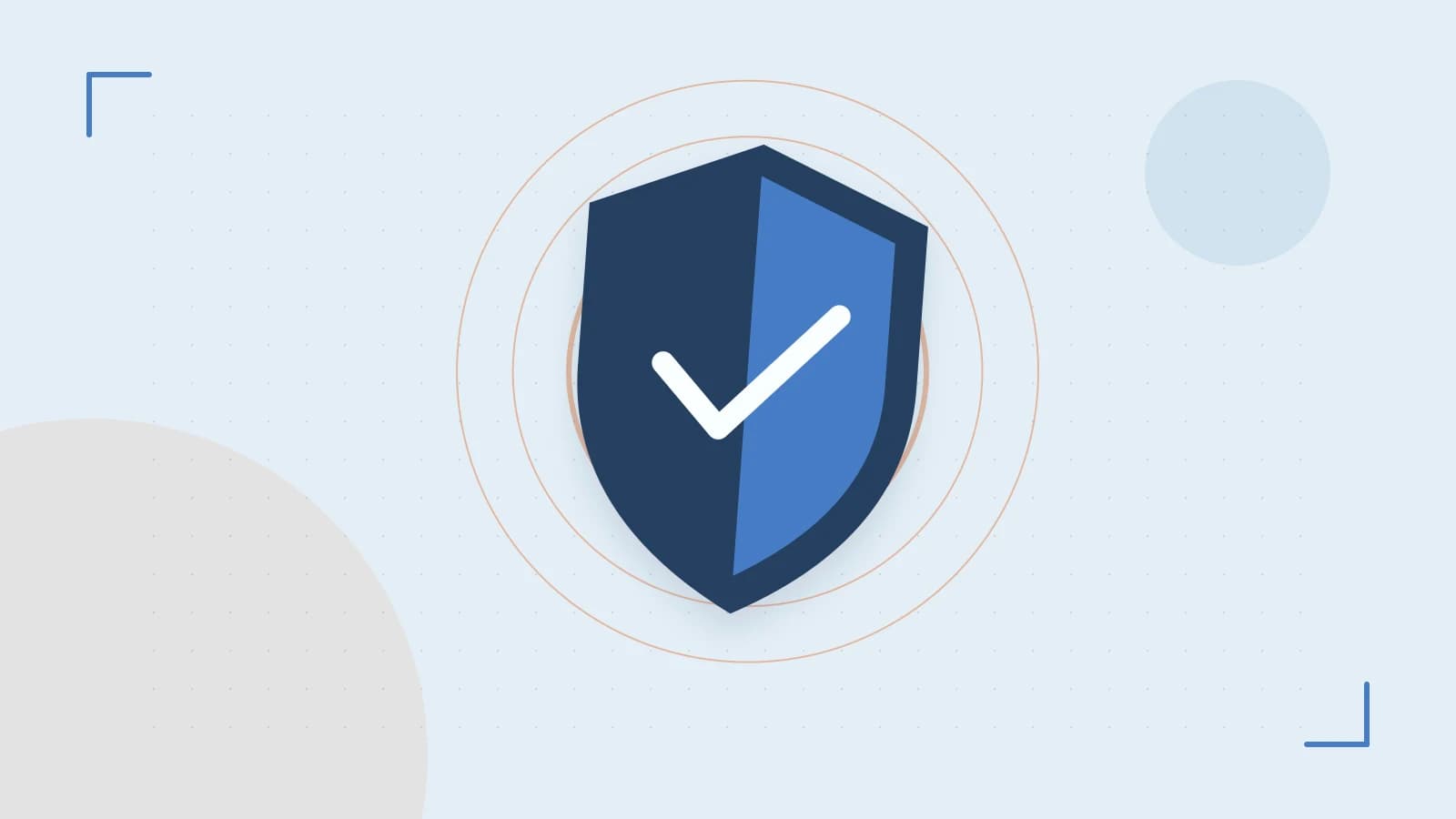 Editorial illustration of a sculpted shield, authentication key and concentric permission boundaries