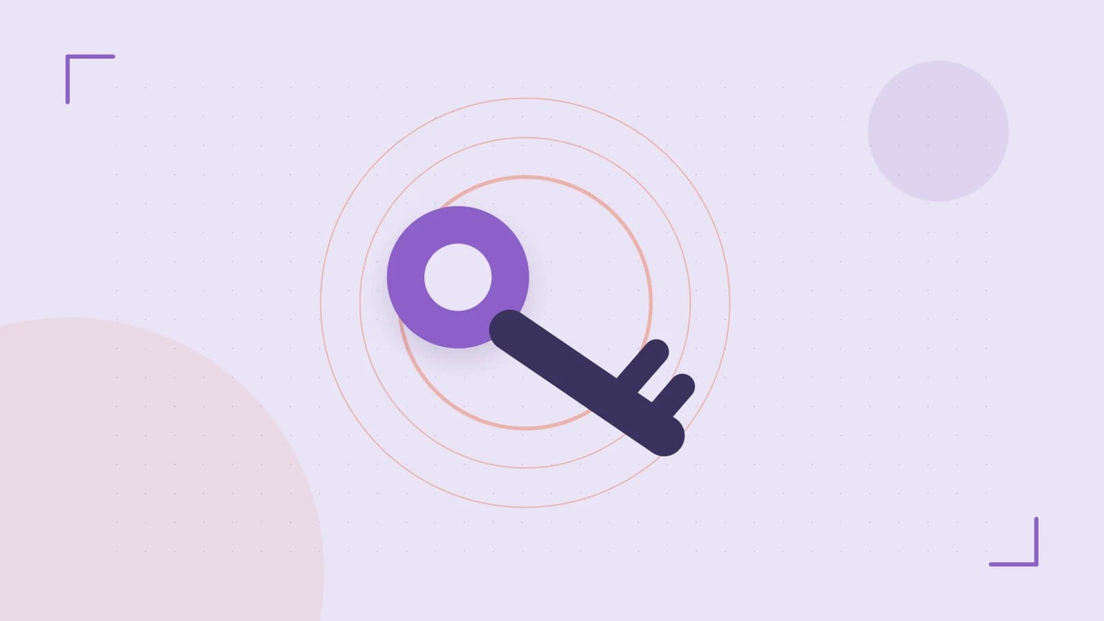 Editorial illustration of a sculpted shield, authentication key and concentric permission boundaries