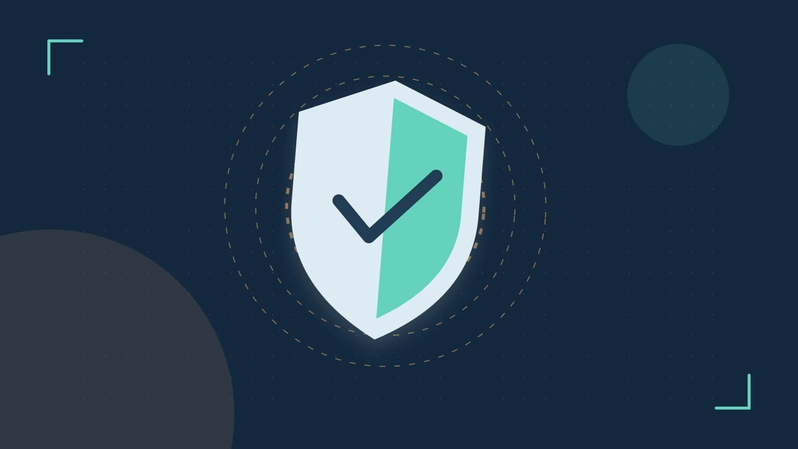 Editorial illustration of a sculpted shield, authentication key and concentric permission boundaries
