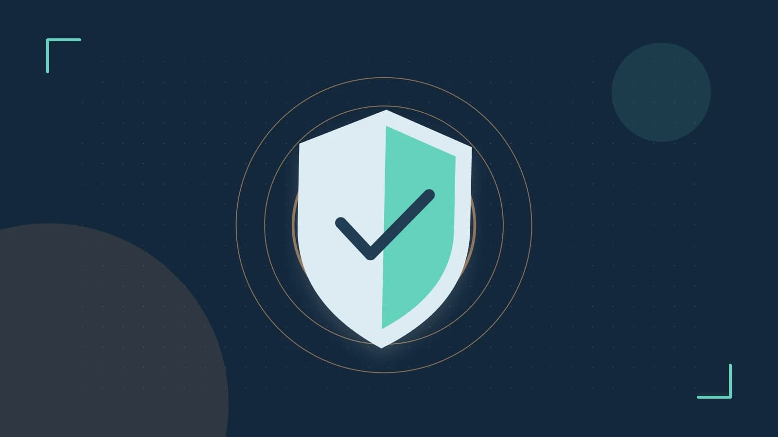 Editorial illustration of a sculpted shield, authentication key and concentric permission boundaries