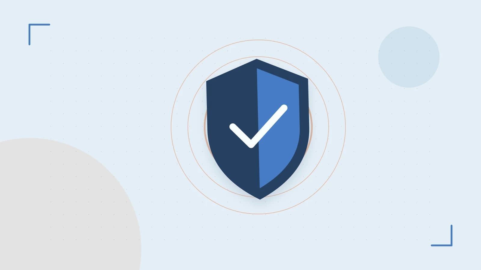 Editorial illustration of a sculpted shield, authentication key and concentric permission boundaries