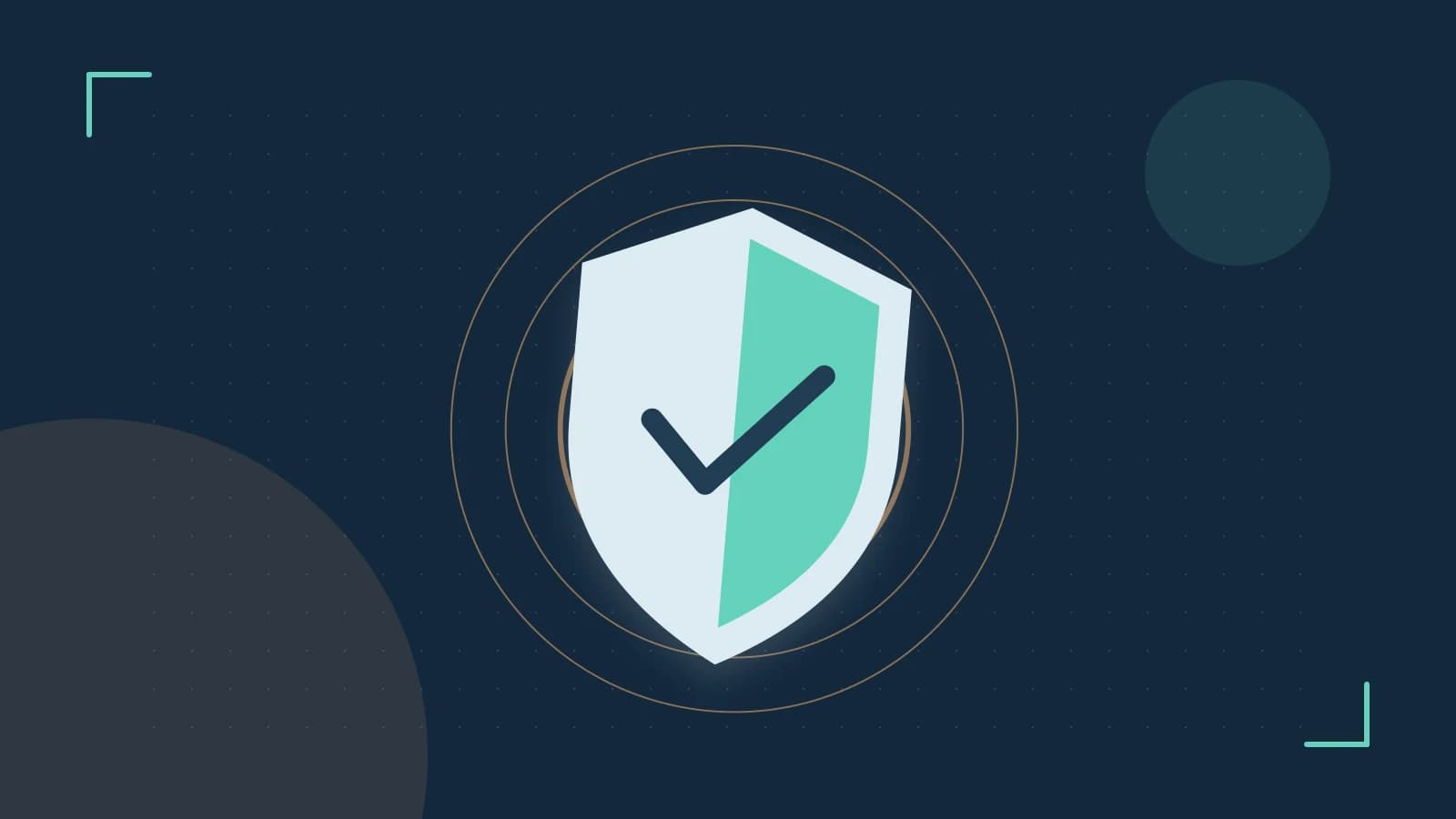 Editorial illustration of a sculpted shield, authentication key and concentric permission boundaries