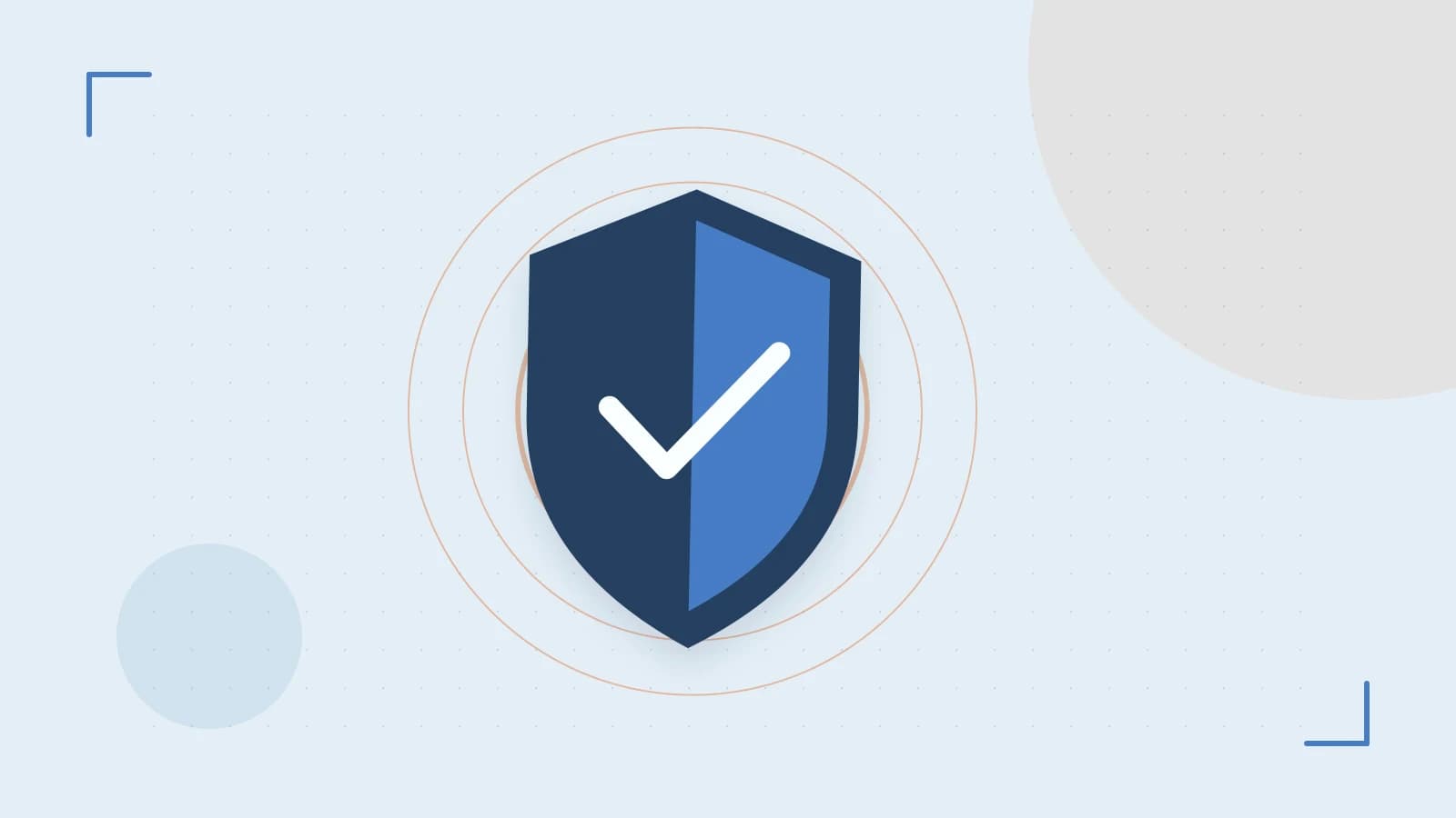 Editorial illustration of a sculpted shield, authentication key and concentric permission boundaries