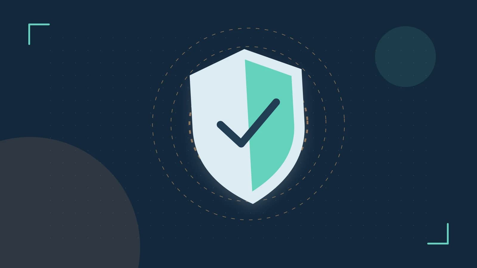 Editorial illustration of a sculpted shield, authentication key and concentric permission boundaries