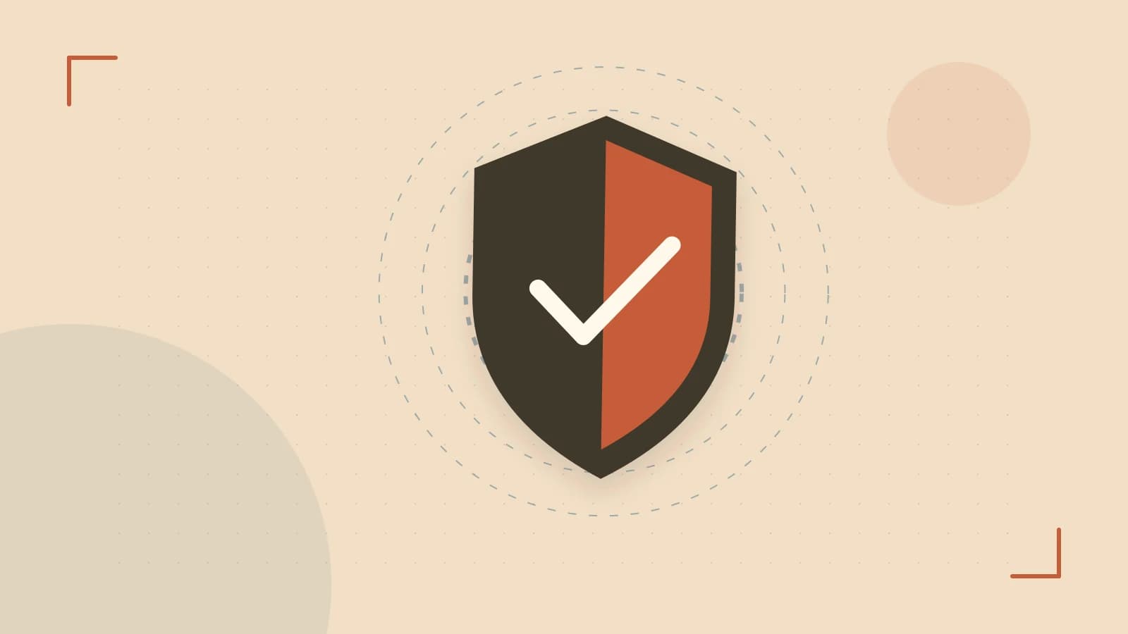 Editorial illustration of a sculpted shield, authentication key and concentric permission boundaries
