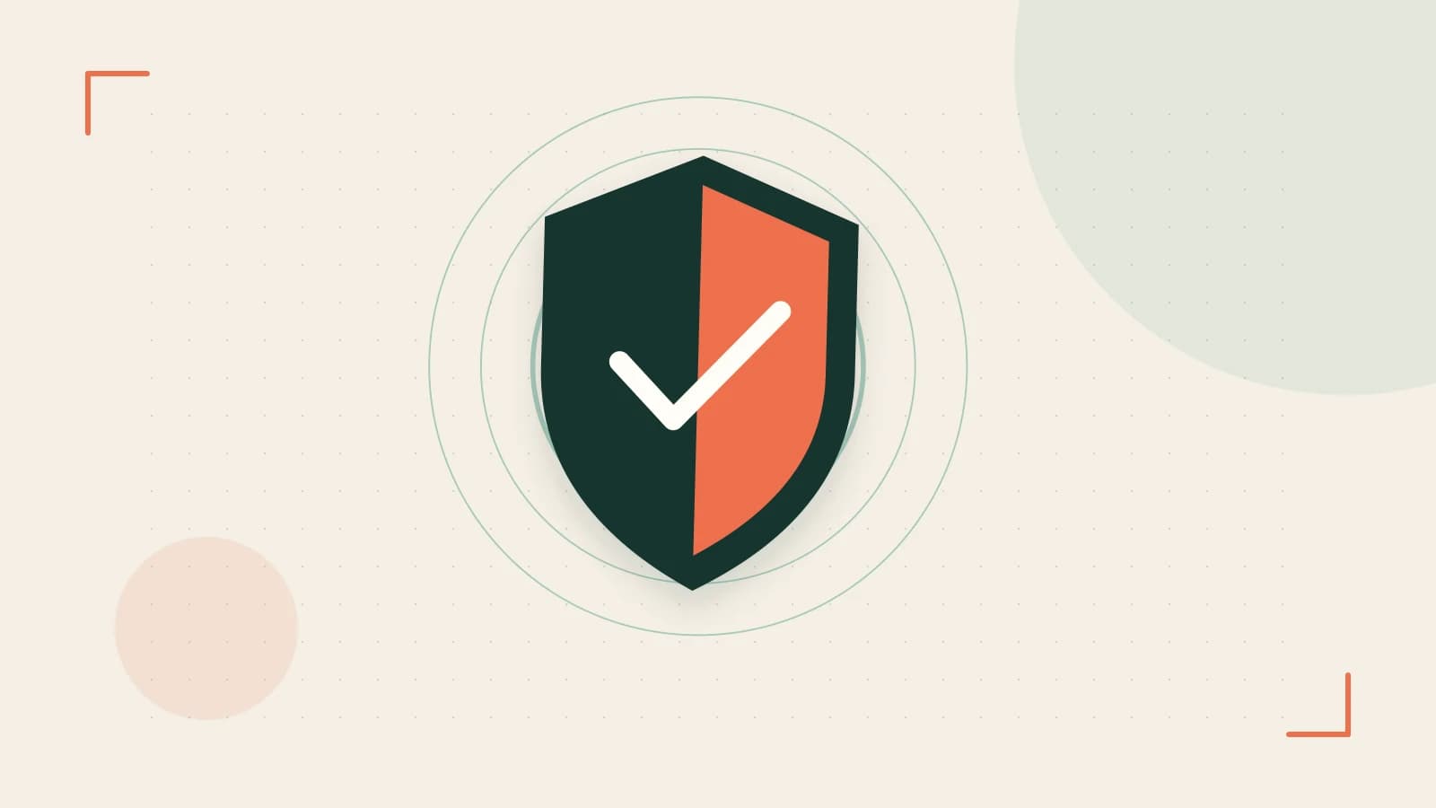 Editorial illustration of a sculpted shield, authentication key and concentric permission boundaries