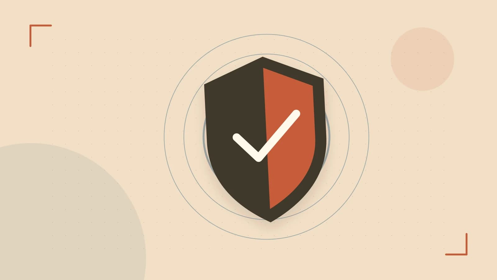 Editorial illustration of a sculpted shield, authentication key and concentric permission boundaries