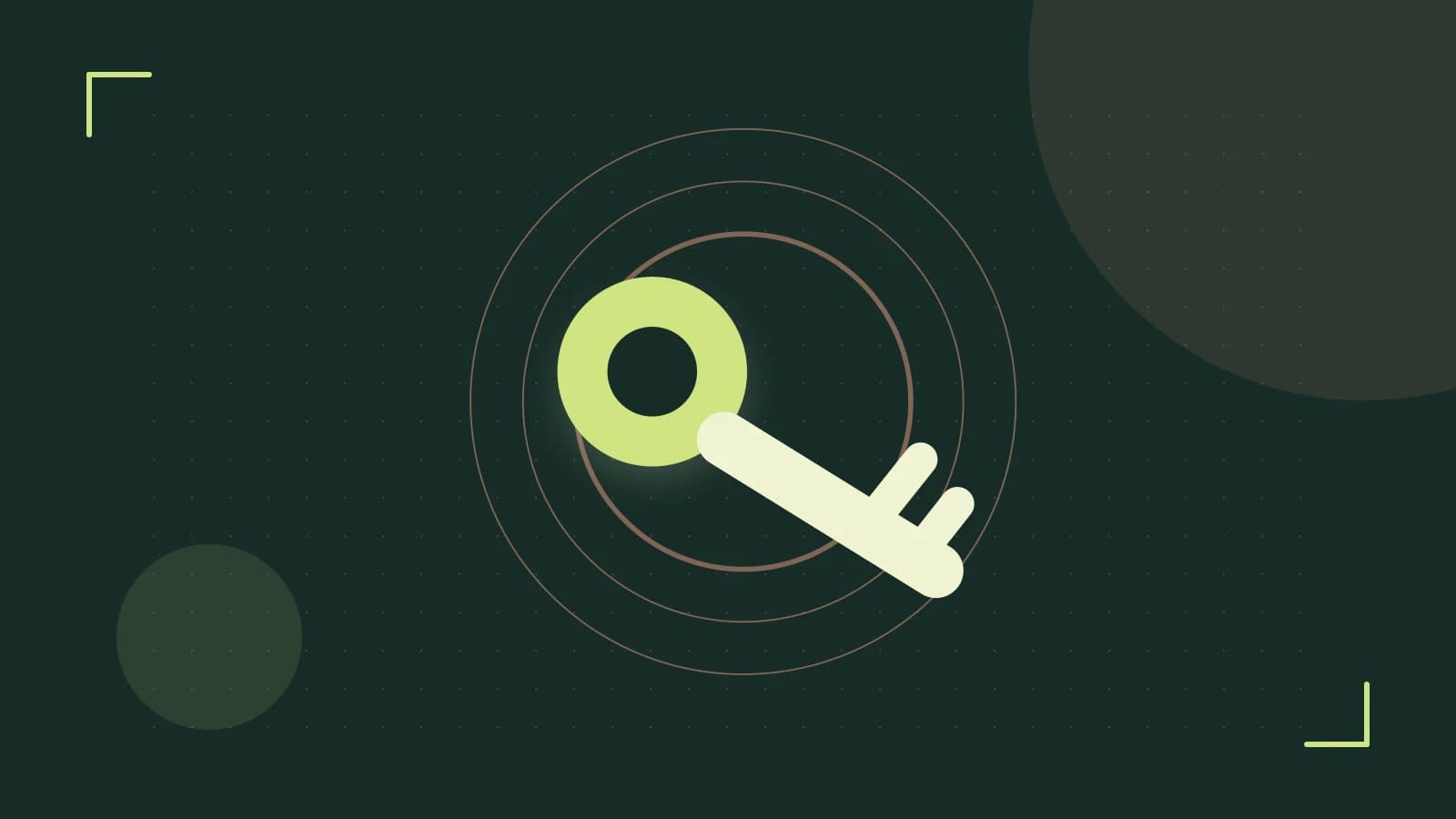 Editorial illustration of a sculpted shield, authentication key and concentric permission boundaries