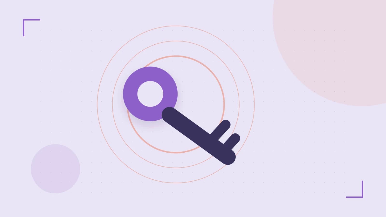 Editorial illustration of a sculpted shield, authentication key and concentric permission boundaries
