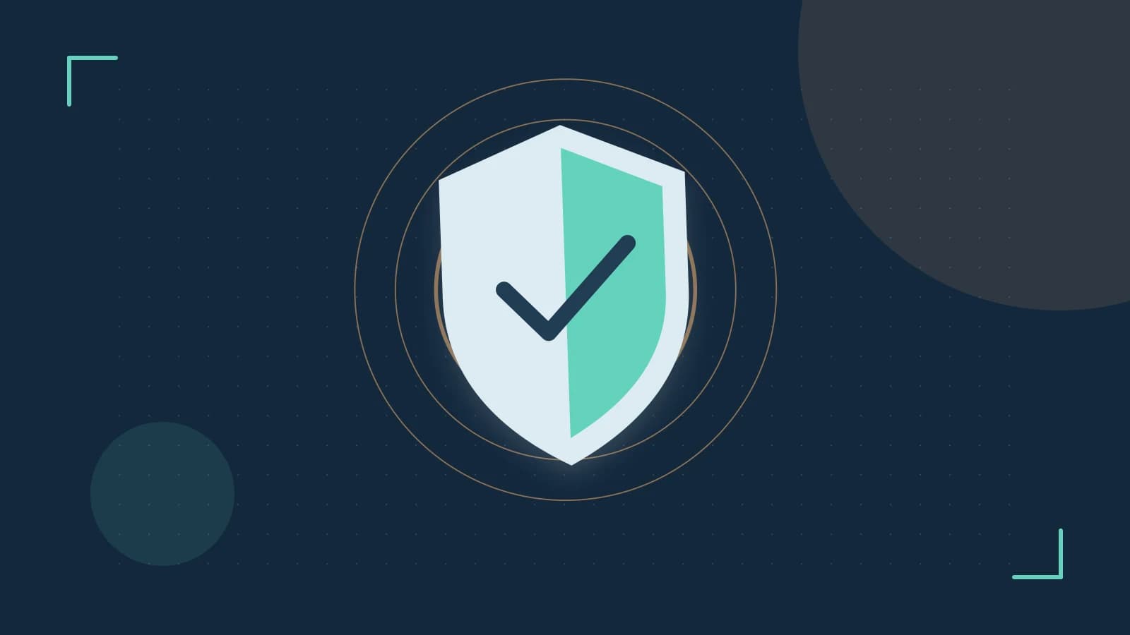 Editorial illustration of a sculpted shield, authentication key and concentric permission boundaries