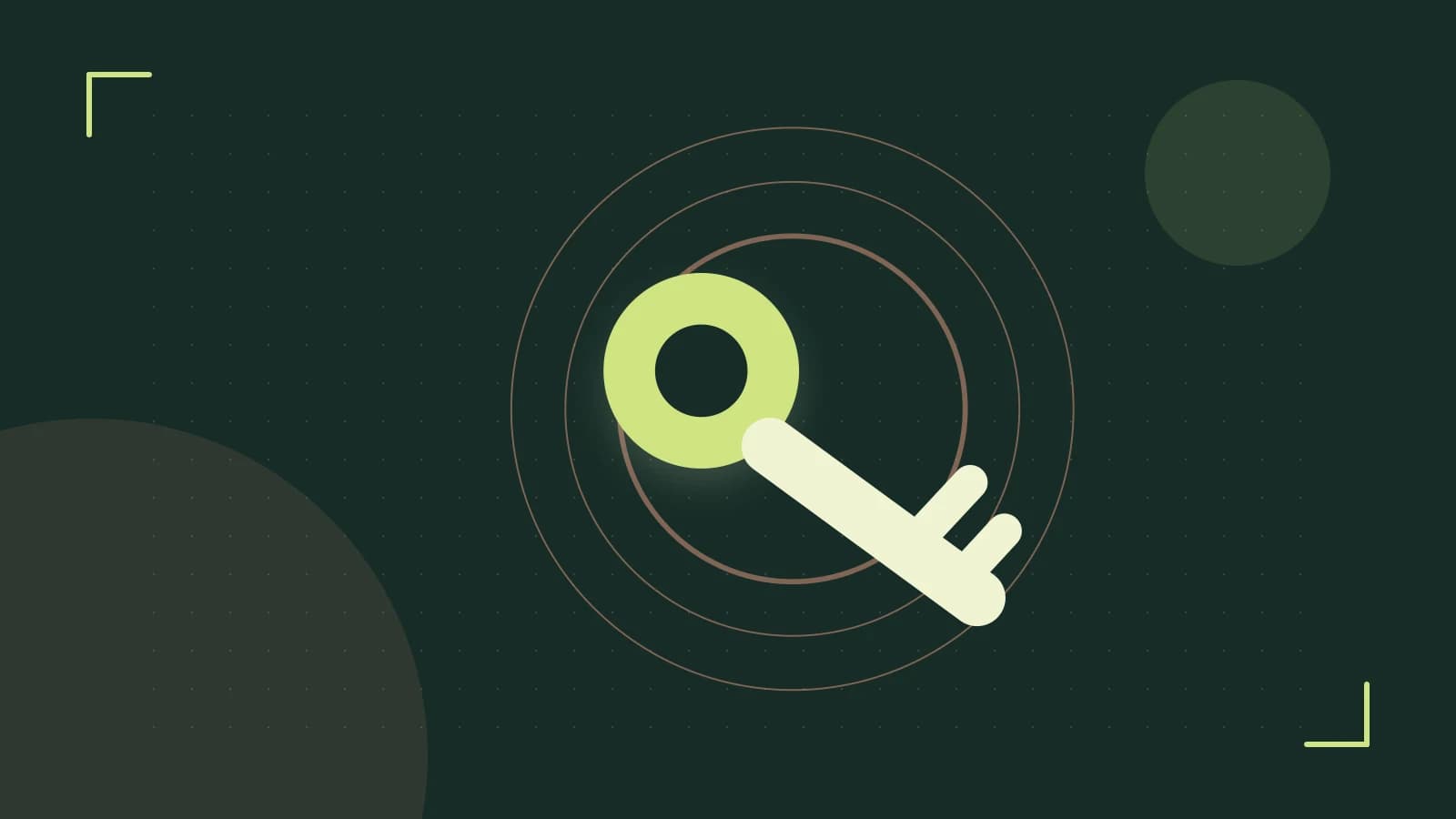 Editorial illustration of a sculpted shield, authentication key and concentric permission boundaries