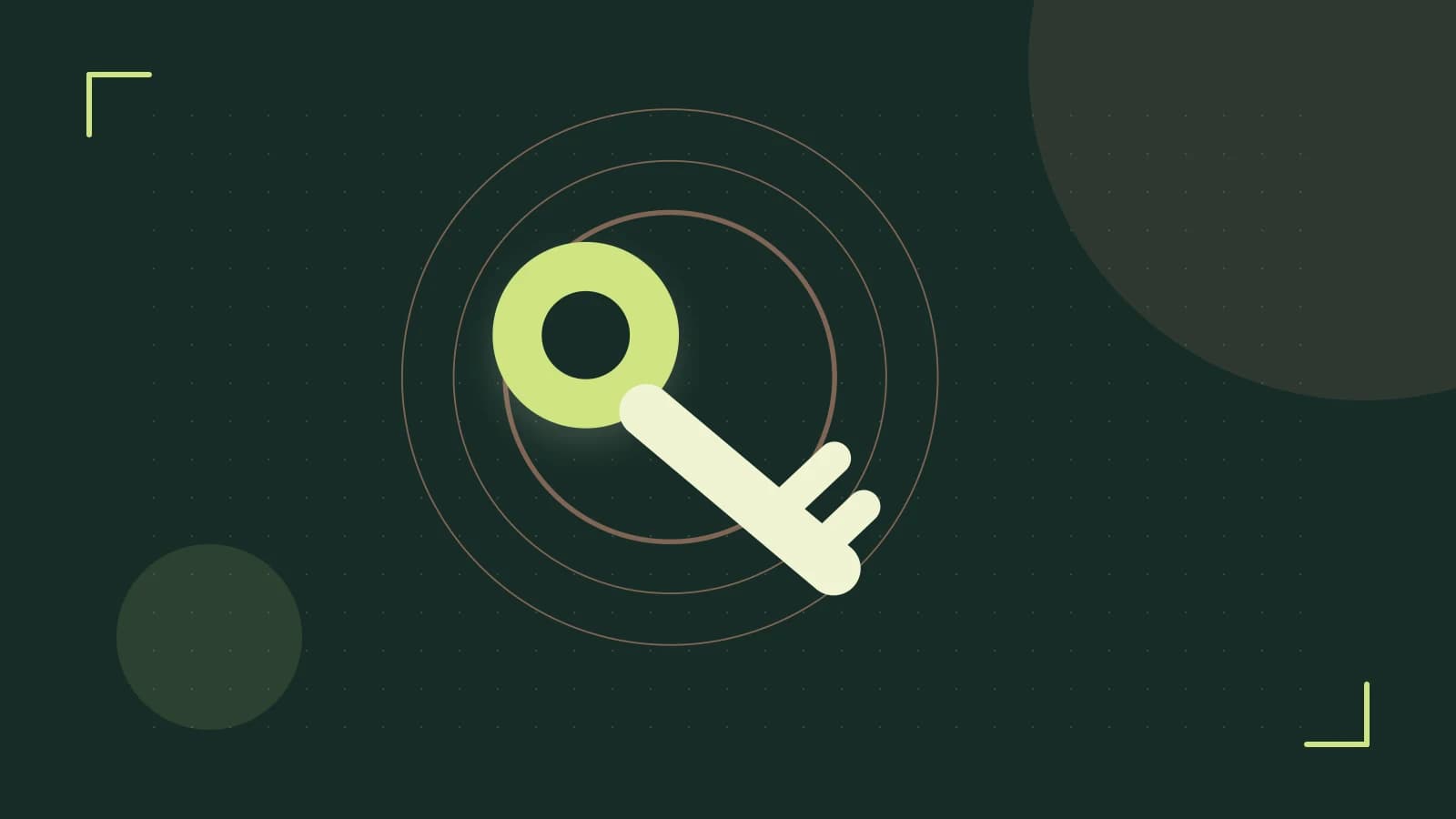 Editorial illustration of a sculpted shield, authentication key and concentric permission boundaries