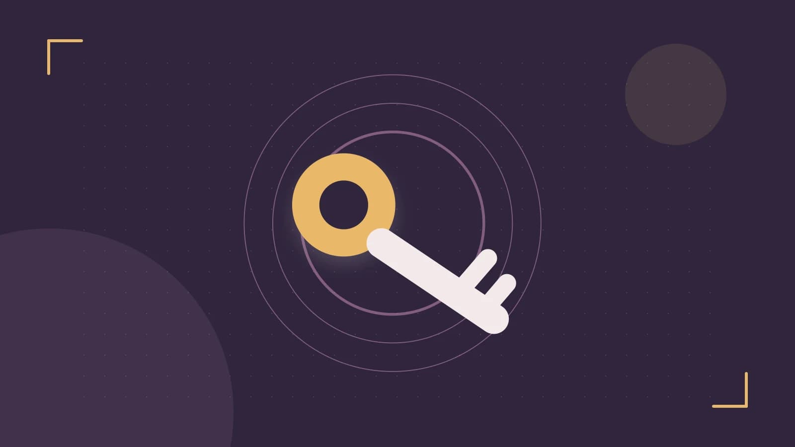 Editorial illustration of a sculpted shield, authentication key and concentric permission boundaries