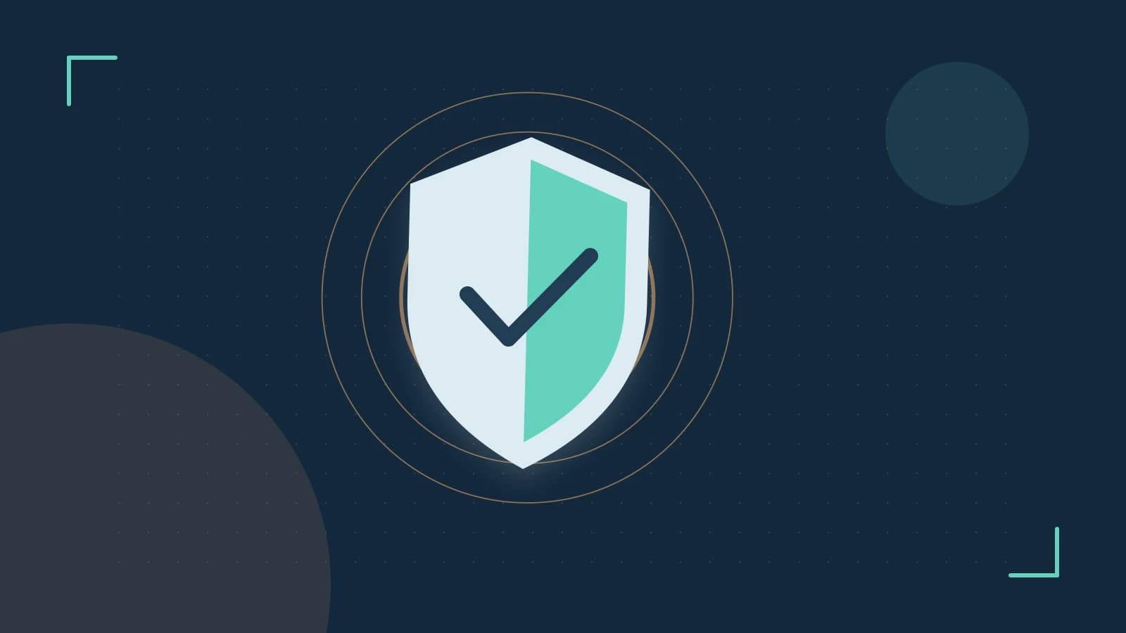 Editorial illustration of a sculpted shield, authentication key and concentric permission boundaries