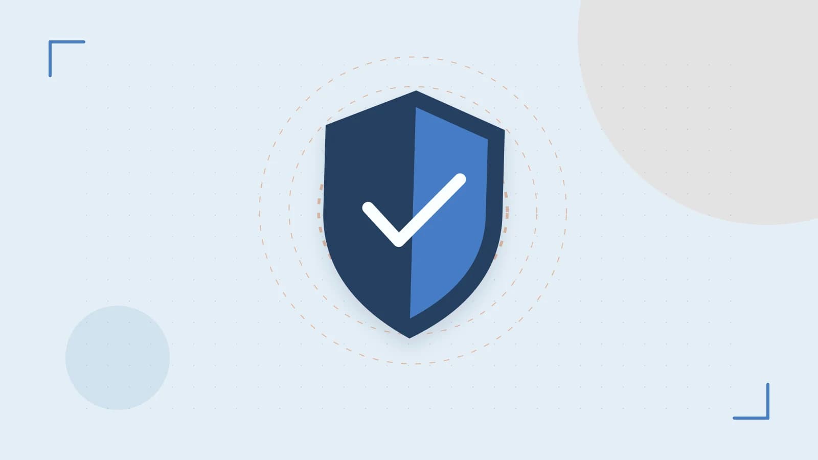 Editorial illustration of a sculpted shield, authentication key and concentric permission boundaries