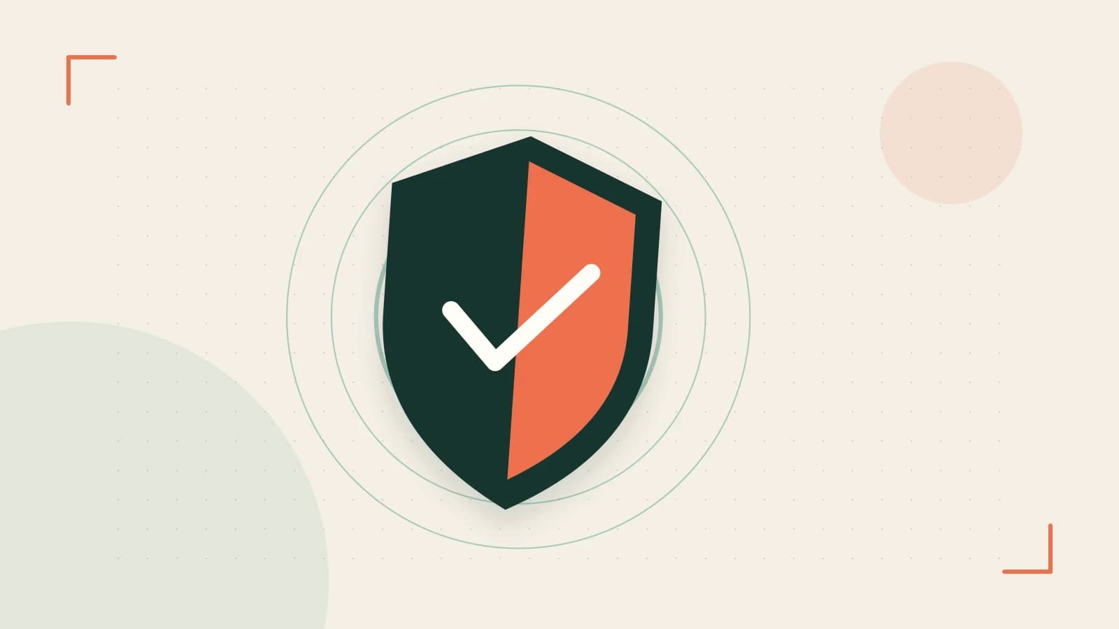 Editorial illustration of a sculpted shield, authentication key and concentric permission boundaries