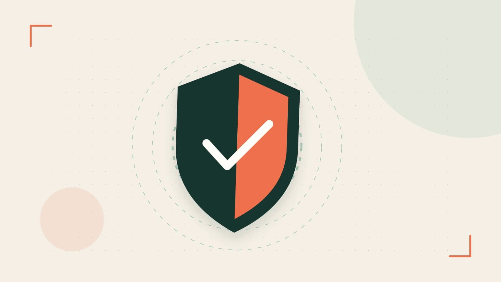 Editorial illustration of a sculpted shield, authentication key and concentric permission boundaries