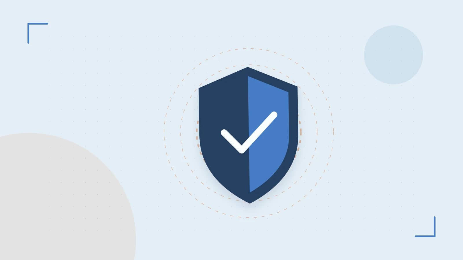 Editorial illustration of a sculpted shield, authentication key and concentric permission boundaries