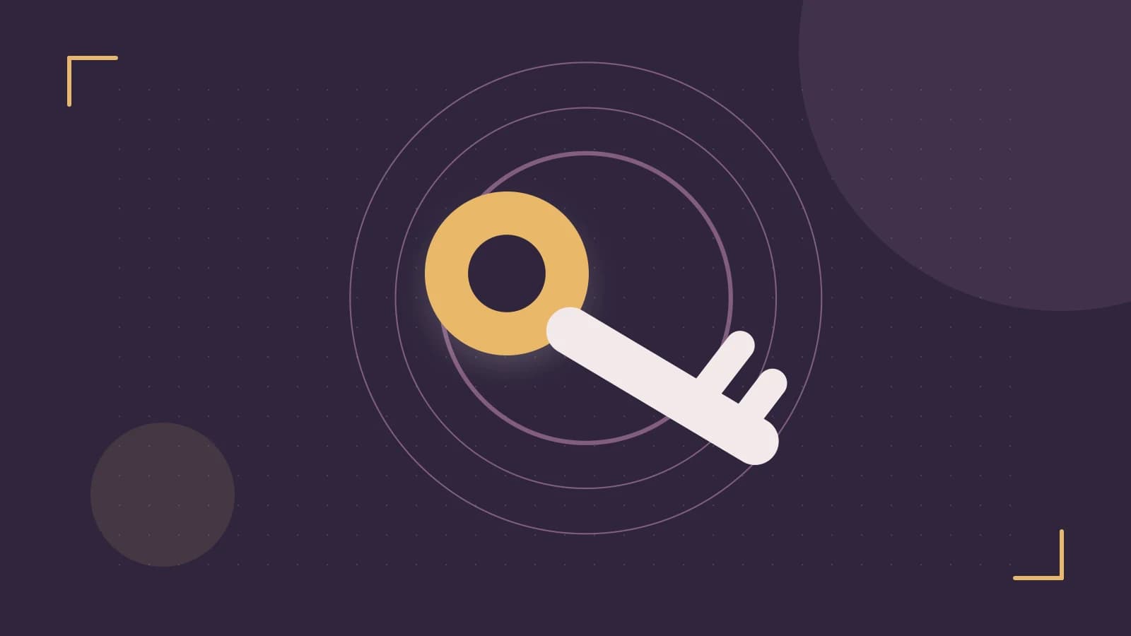 Editorial illustration of a sculpted shield, authentication key and concentric permission boundaries