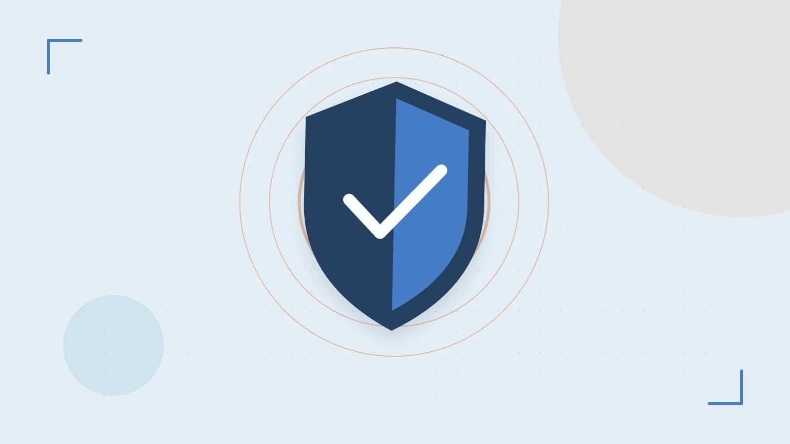 Editorial illustration of a sculpted shield, authentication key and concentric permission boundaries
