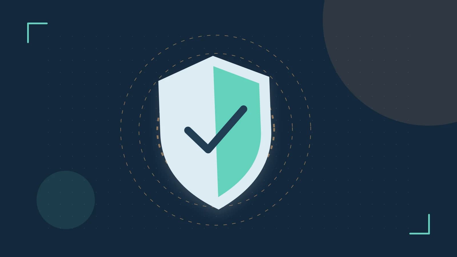 Editorial illustration of a sculpted shield, authentication key and concentric permission boundaries
