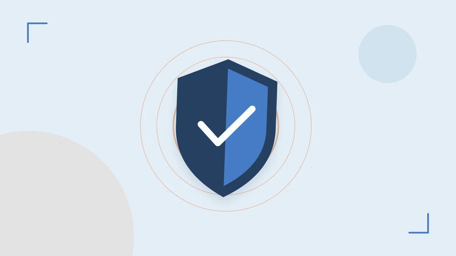 Editorial illustration of a sculpted shield, authentication key and concentric permission boundaries
