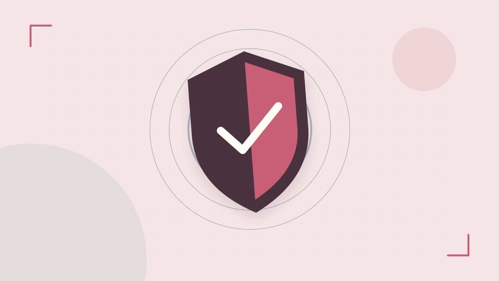 Editorial illustration of a sculpted shield, authentication key and concentric permission boundaries