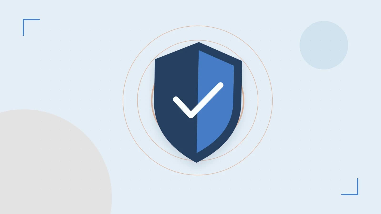 Editorial illustration of a sculpted shield, authentication key and concentric permission boundaries