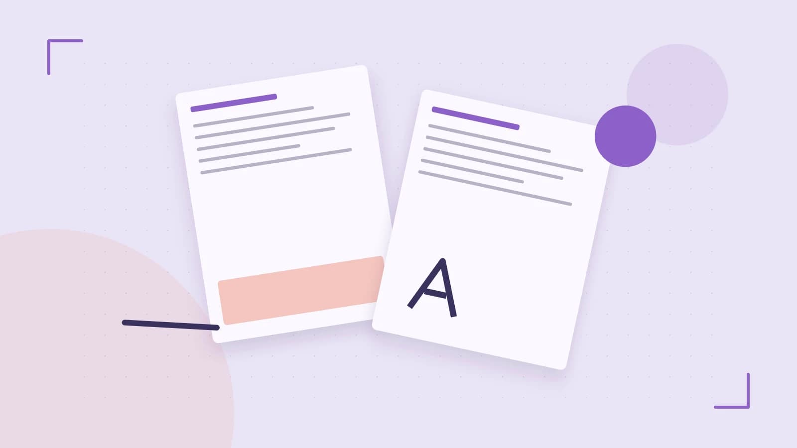 Editorial illustration of typeset pages, expressive letterform shapes and a precise editorial page grid