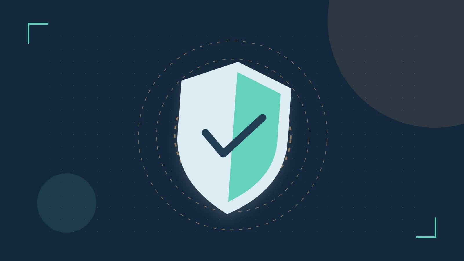 Editorial illustration of a sculpted shield, authentication key and concentric permission boundaries