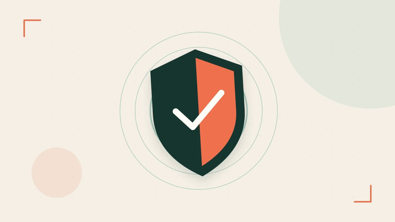 Editorial illustration of a sculpted shield, authentication key and concentric permission boundaries