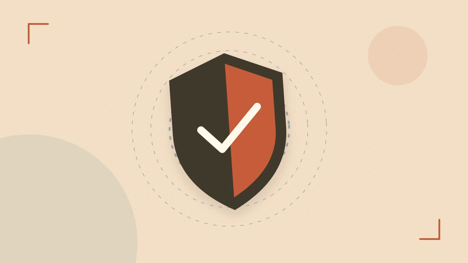 Editorial illustration of a sculpted shield, authentication key and concentric permission boundaries