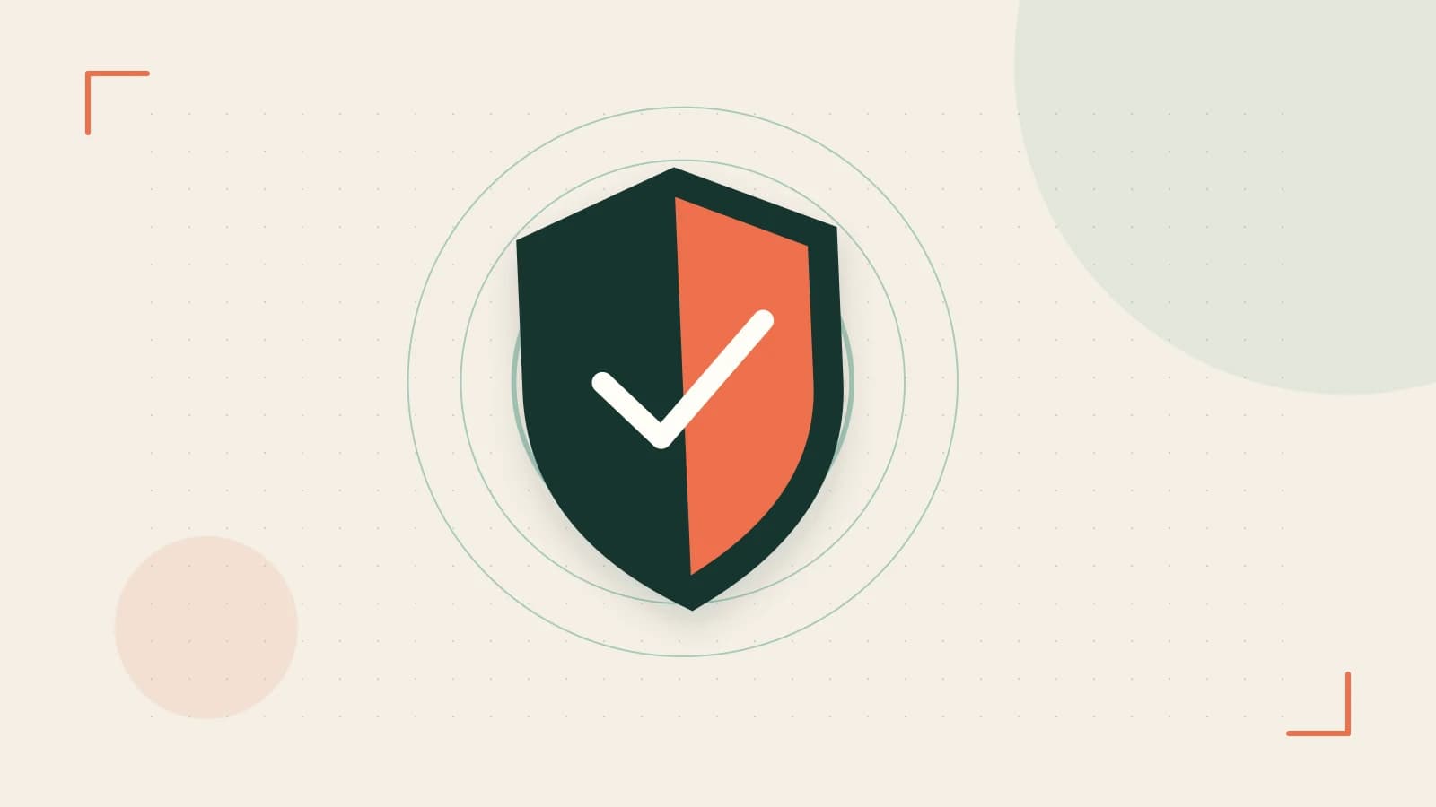 Editorial illustration of a sculpted shield, authentication key and concentric permission boundaries