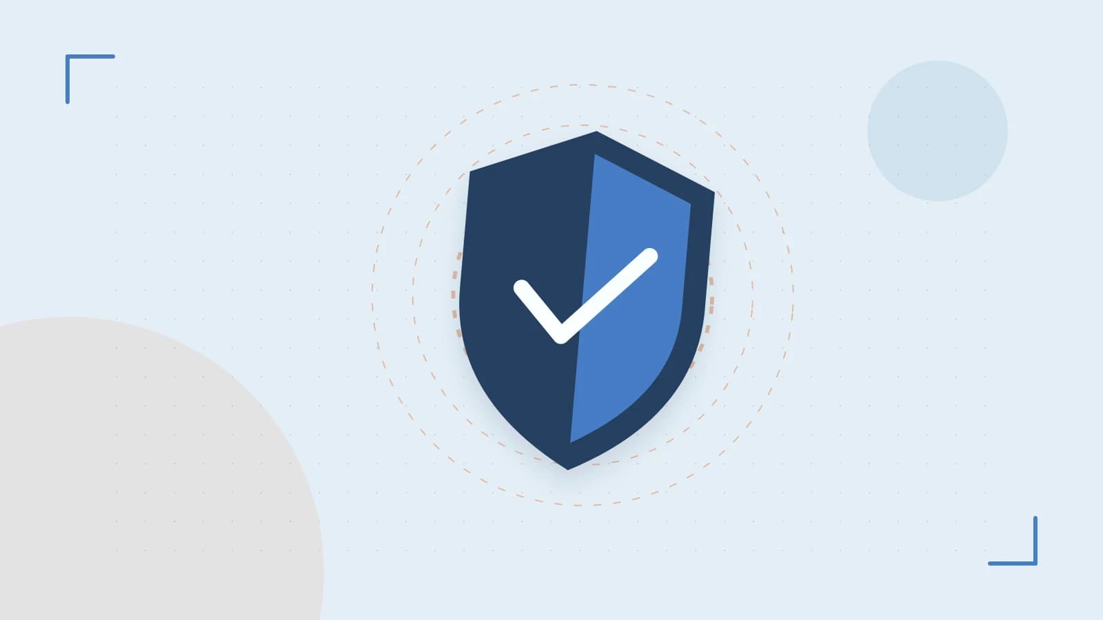 Editorial illustration of a sculpted shield, authentication key and concentric permission boundaries