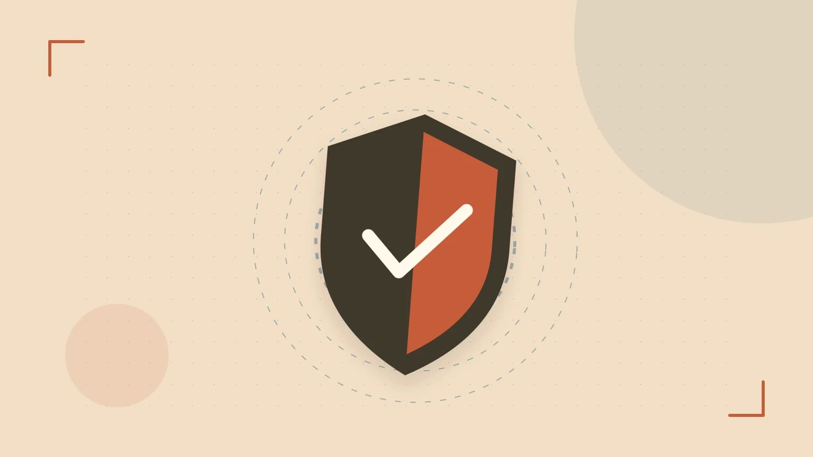 Editorial illustration of a sculpted shield, authentication key and concentric permission boundaries