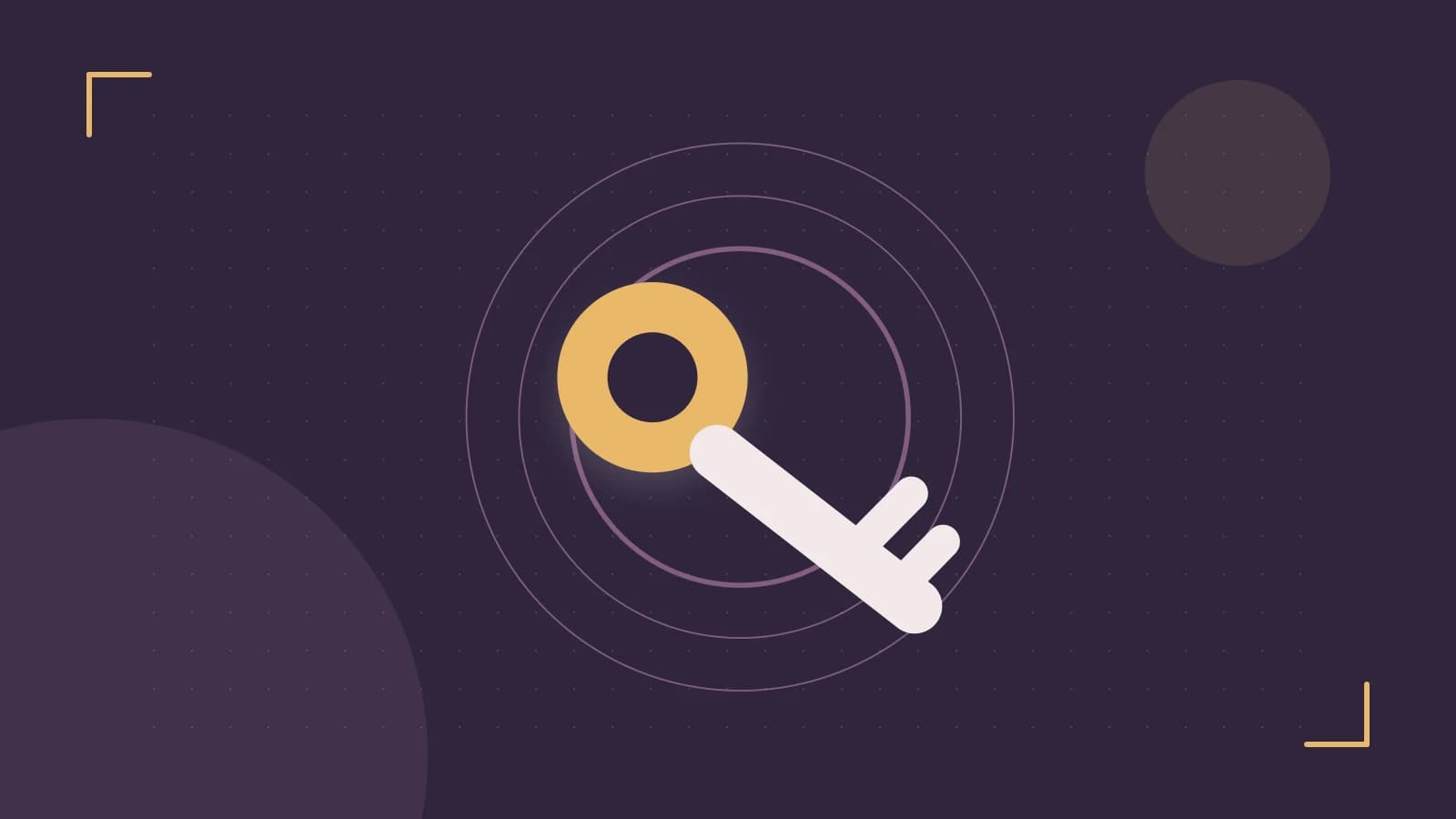 Editorial illustration of a sculpted shield, authentication key and concentric permission boundaries