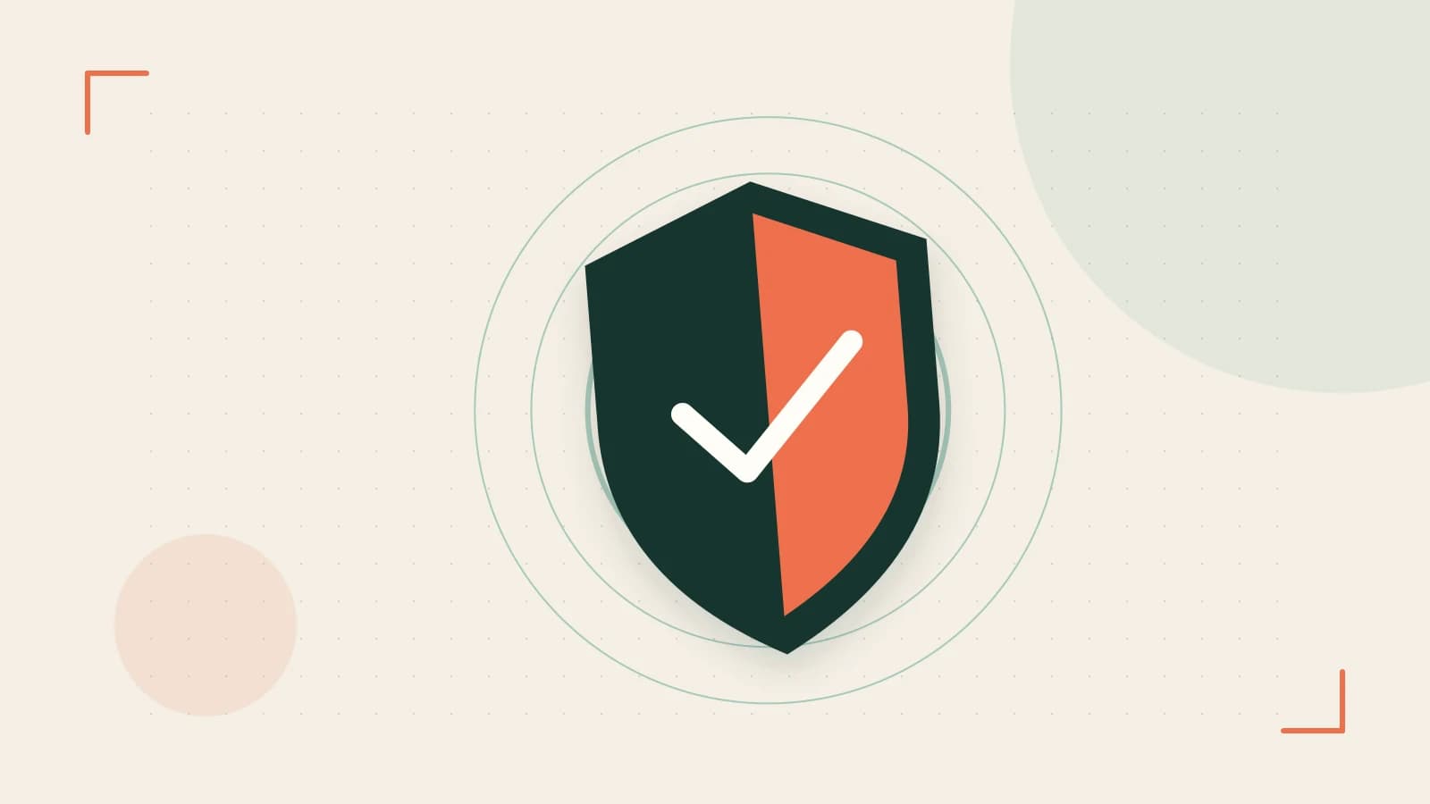 Editorial illustration of a sculpted shield, authentication key and concentric permission boundaries